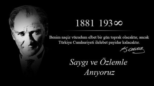 Kaymakam Şule DEMİRTAŞ’IN 10 Kasım Atatürk’ü Anma Günü Mesajı